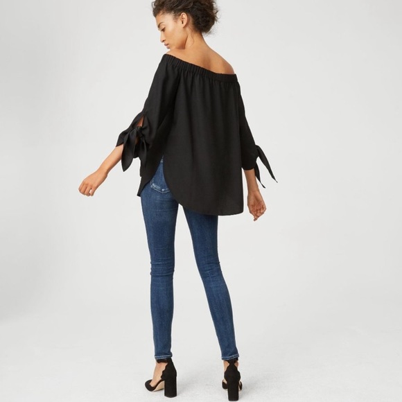 Club Monaco Spring/Summer Off The Shoulder Top Size XS-Small - Picture 3 of 7